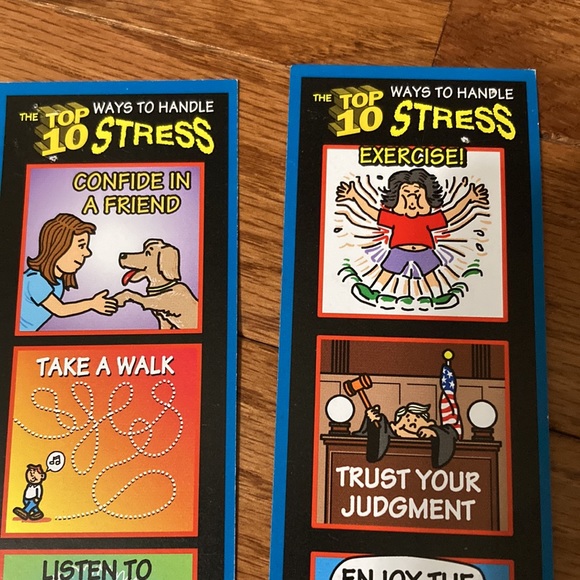 Top 10 Ways to Handle STRESS (poster/bookmarks) - Picture 10 of 13
